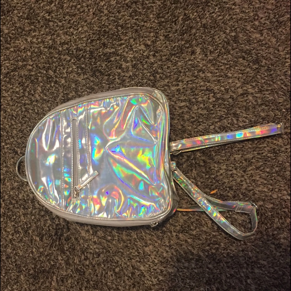 Holographic Mini backpack